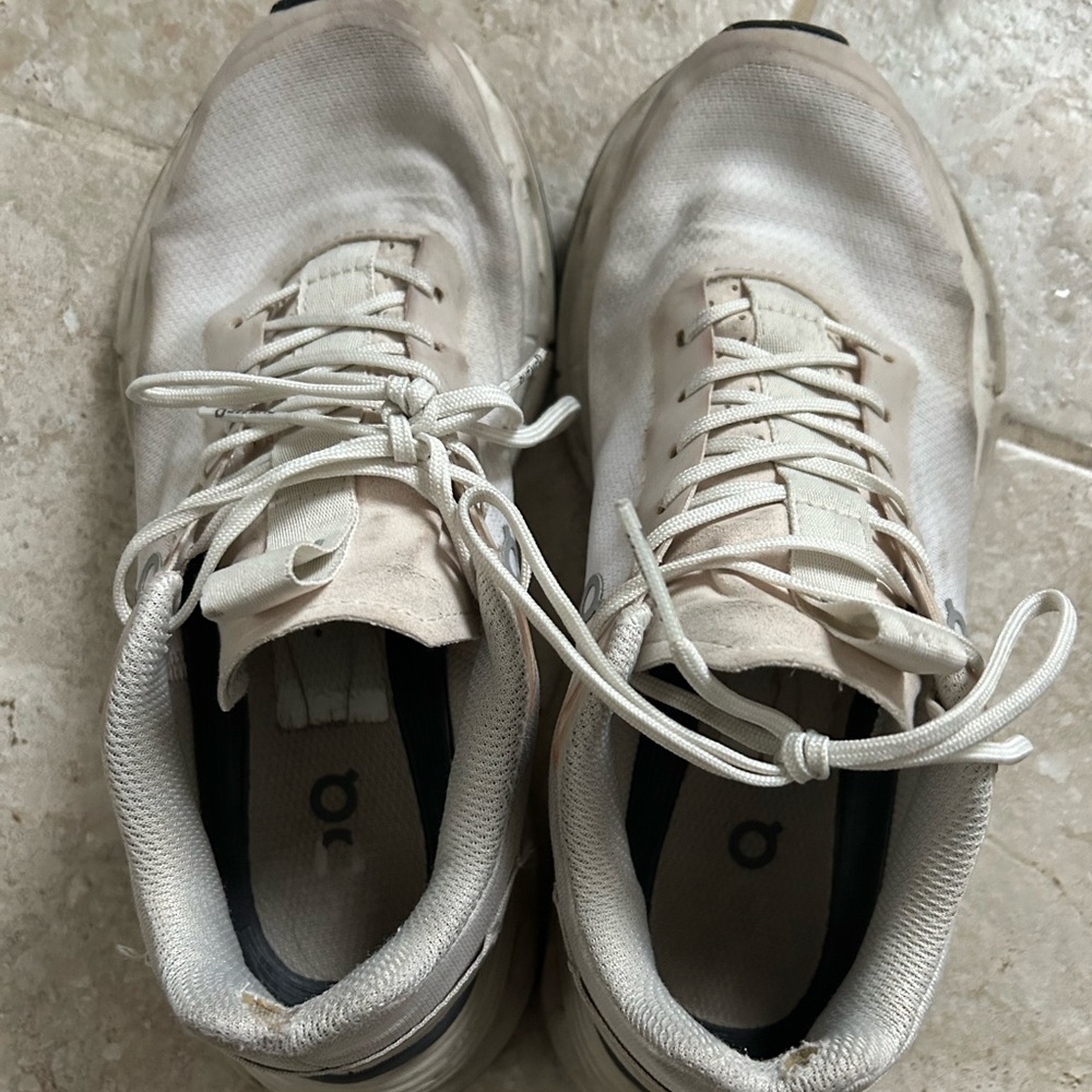 On Running Off-White Athletic Shoes